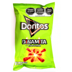 Doritos Dinamita Chile Limon Sazonado Flavored Tortilla Chips 1.75 Ounce