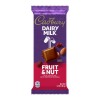 CADBURY, DAIRY MILK Milk Chocolate Fruit & Nut Candy, Individually Wrapped, 3.5 oz, Bar