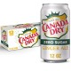 Canada Dry Zero Sugar Ginger Ale Soda, 12 fl oz cans, 12 pack