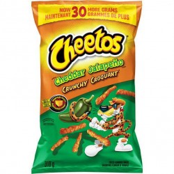 Cheetos Cheddar Jalapeno Crunchy Cheese Snacks 310g/10.9 oz