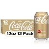 Coca-Cola Vanilla Soda Pop, 12 fl oz, 12 Pack Cans