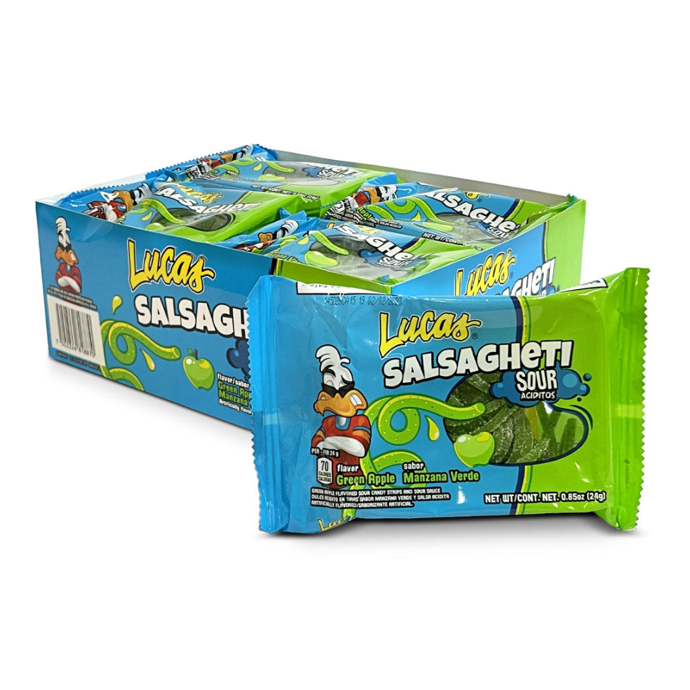 Lucas Sour Salsaghetti . 24 g-12Ct