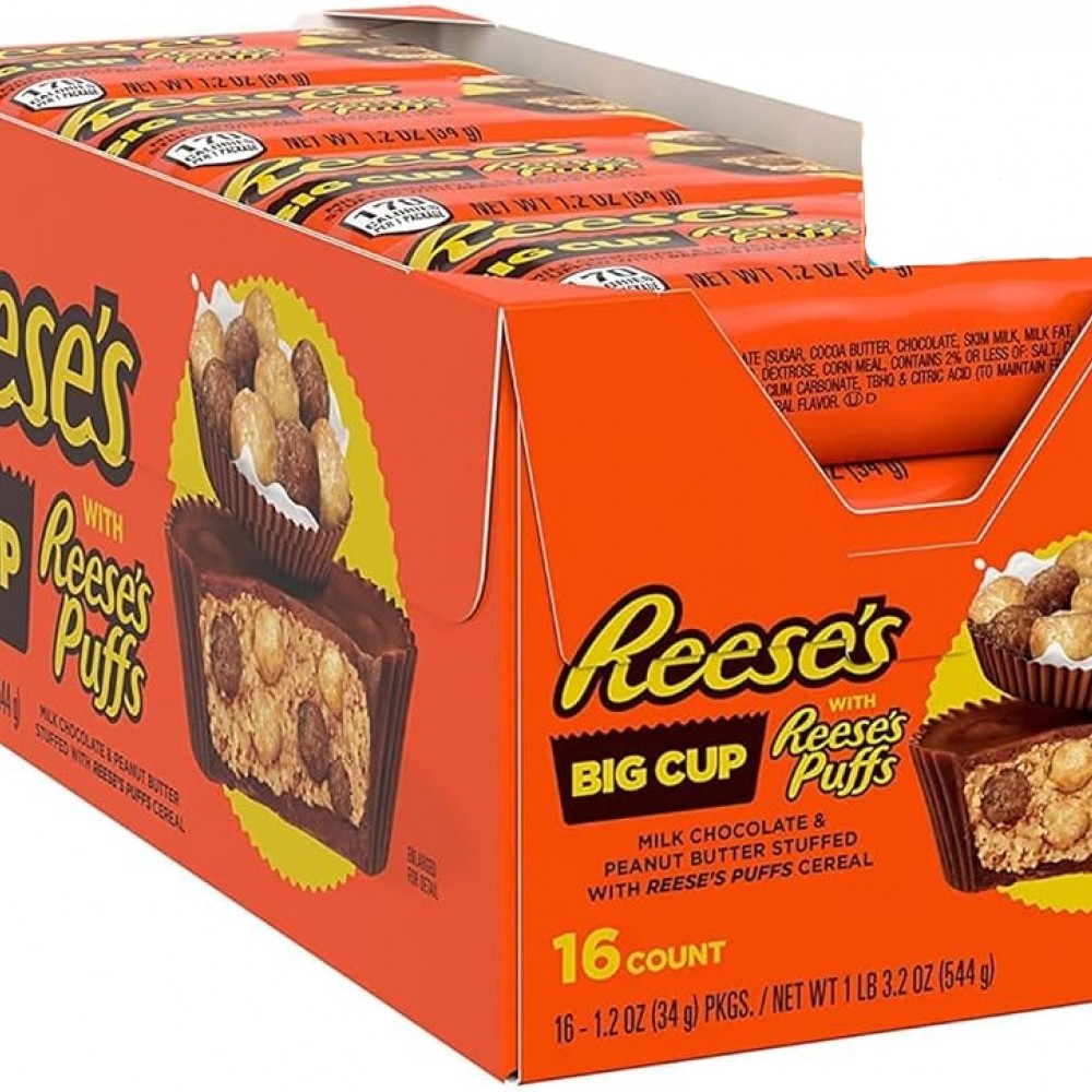 Reese's Puffs Big Cup 34G - 16Ct