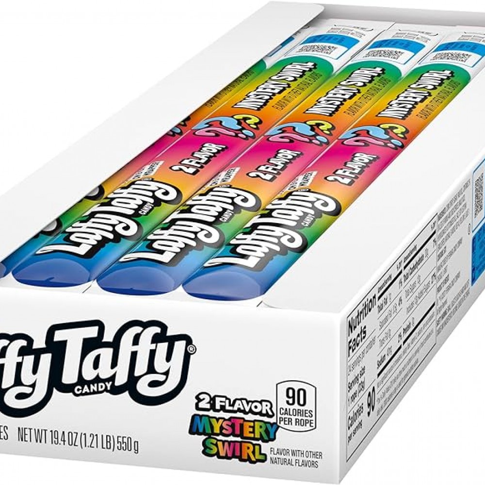 Laffy Taffy Rope Mystery Swirl, 23 g , Case of 24 Laffy Taffy Rope Mystery Swirl, 23 g , Case of 24