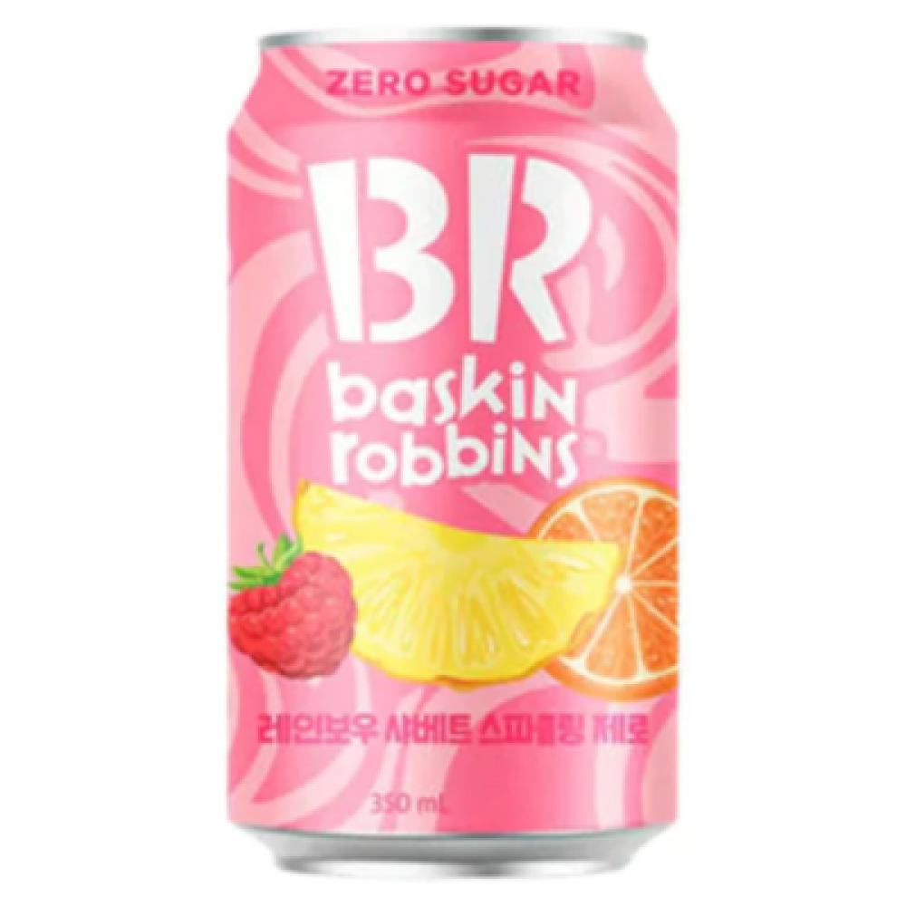 Baskin Robbins Rainbow Sherbet Sparkling Soda 350ml (Case of 24)   st