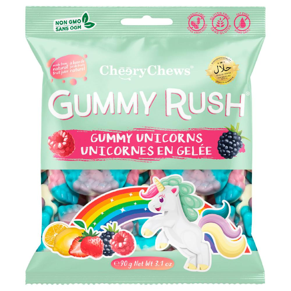 Gummy Rush Gummy Unicorns- 90 g (Case of 12) Gummy Rush Gummy Unicorns- 90 g (Case of 12)