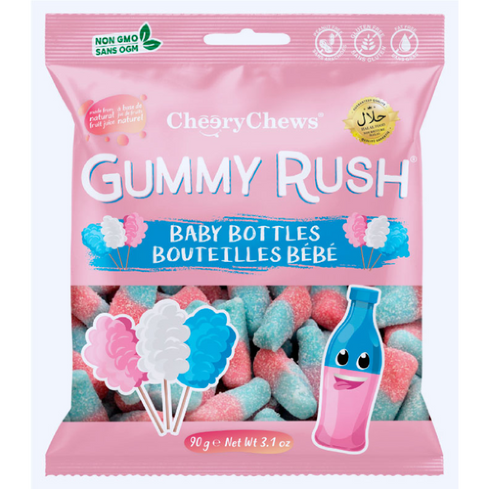 Gummy Rush Baby Bottles- 90 g (Case of 12) Gummy Rush Baby Bottles- 90 g (Case of 12)