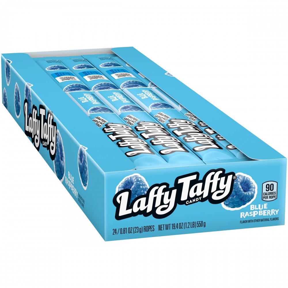 Laffy Taffy Rope Wild Blue Raspberry, 23 g, Case of 24 Laffy Taffy Rope Wild Blue Raspberry, 23 g, Case of 24