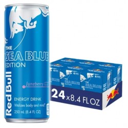 Red Bull Sea Blue Edition Energy Drink, 8.4 fl oz, 6 Packs of 4 Cans