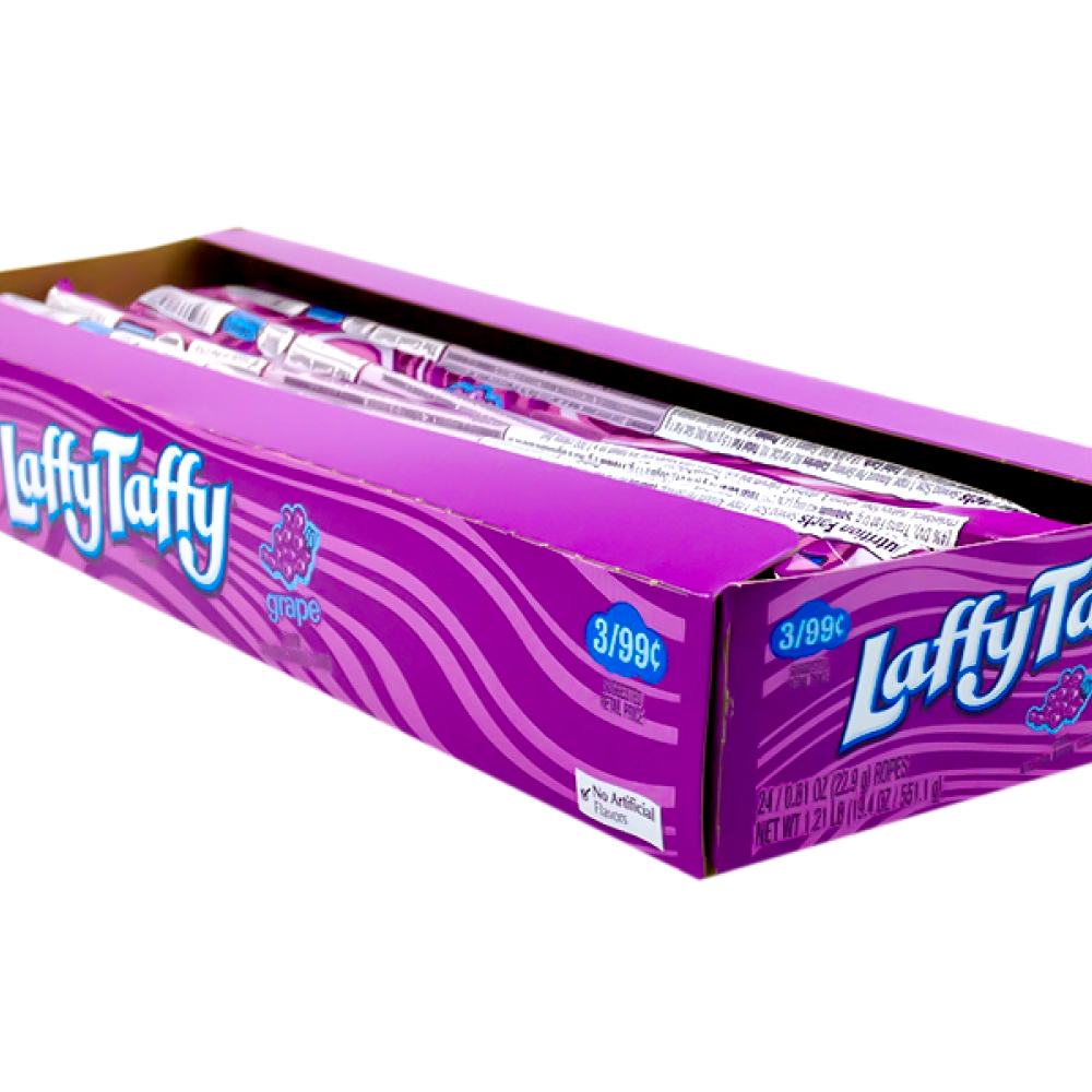 Laffy Taffy Rope Grape -22,9 g - Case of 24 Laffy Taffy Rope Grape -22,9 g - Case of 24