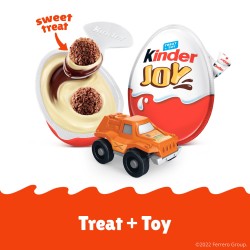 Kinder Joy Eggs, Sweet Cream and Chocolate Wafers with Toy Inside, 0.7 oz, 1 Egg