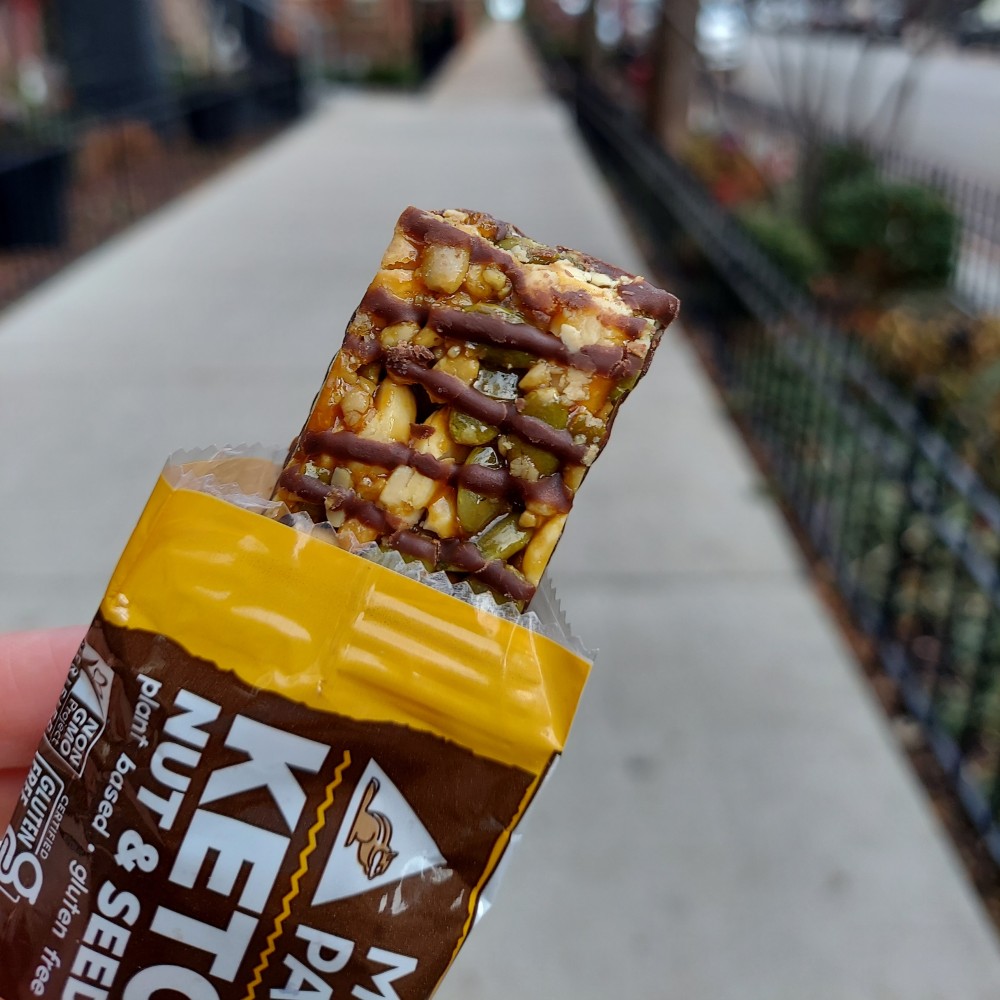 Munk Pack Keto Nut and Seed Bar, Peanut Butter Dark Chocolate, 4 ct. Munk Pack Keto Nut and Seed Bar, Peanut Butter Dark Chocolate, 4 ct.