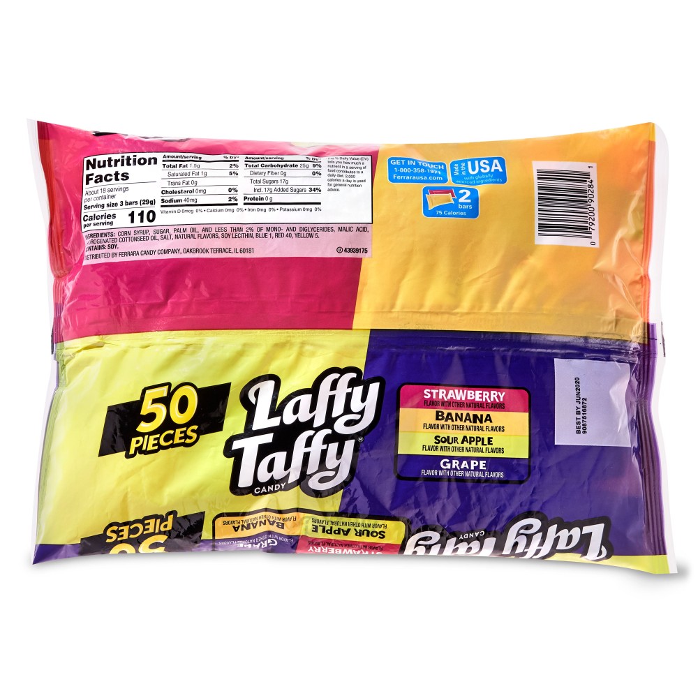 Laffy Taffy Candy, Assorted Flavor, 18.7 Oz