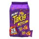 Takis Mini Fuego Rolled Spicy Tortilla Chips, Hot Chili Pepper Lime Flavored, Multipack 25 Individual Snack Packs, 1.23 Ounces Each, Net Weight of 30.75 Ounces