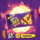 Takis Mini Fuego Rolled Spicy Tortilla Chips, Hot Chili Pepper Lime Flavored, Multipack 25 Individual Snack Packs, 1.23 Ounces Each, Net Weight of 30.75 Ounces