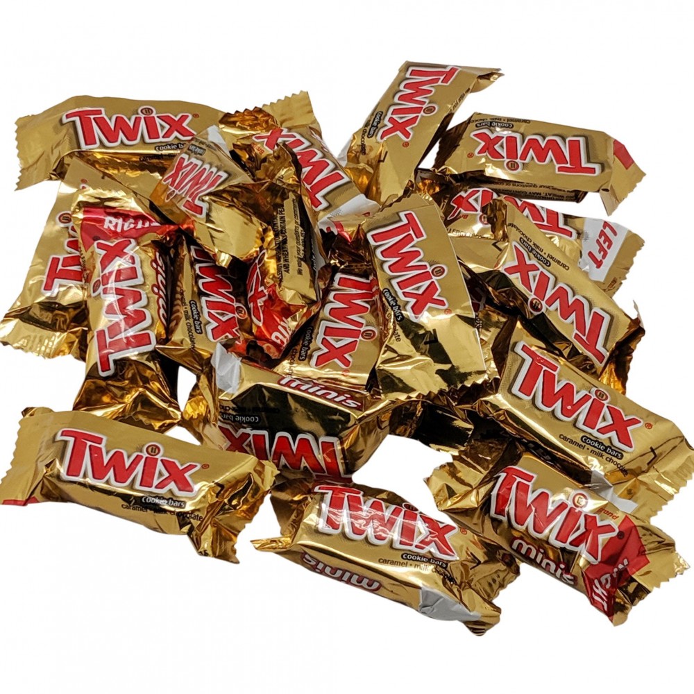 Twix Caramel, Classic Chocolate Candy Bars (5 lbs) Bulk of Minis Snacks in a Bag. Perfect for a Party, Buffet, Pinata, Halloween or Valentine Day Gift Baskets