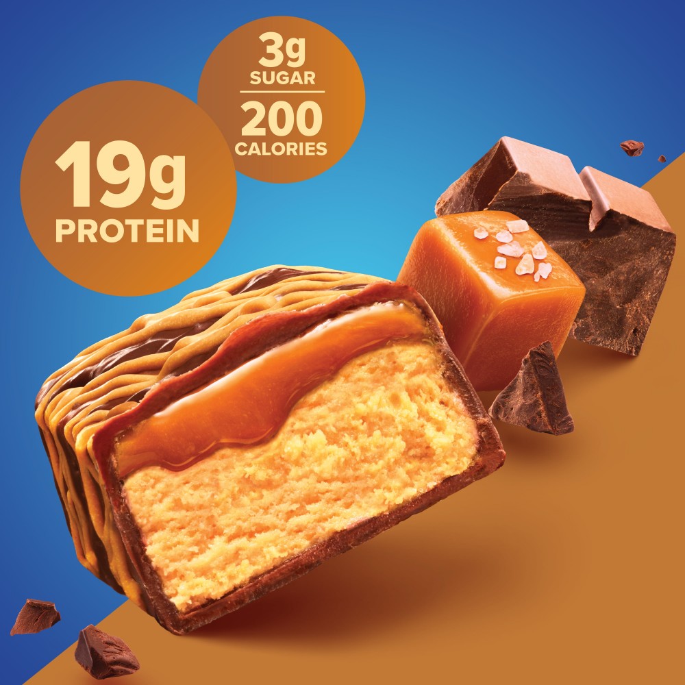 Pure Protein Bars, Chocolate Salted Caramel, 19g Protein, Gluten Free, 1.76 oz, 6 Ct