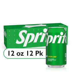 Sprite Lemon Lime Soda Pop, 12 fl oz, 12 Pack Cans