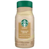 Starbucks Iced Espresso Vanilla Latte Premium Iced Coffee Drink, 40 oz Bottle