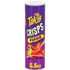 Takis Crisps Fuego Potato Crisps, Hot Chili Pepper and Lime Artificially Flavored, 5.5 Ounce Canister